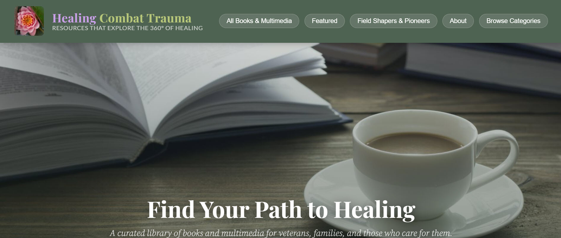 Healing Combat Trauma website — Find Your Path to Healing